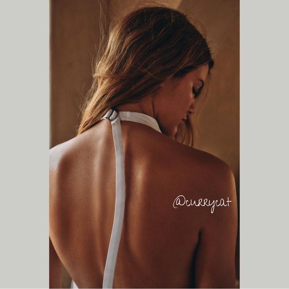 NWT ZARA DRAPED TRENCH HALTER TOP - Picture 5 of 8